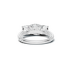Royal Three Stone Pave Ring