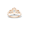 Luxe Elegant Teardrop Statement Ring