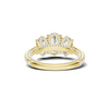 Brilliant Triple Stone Ring