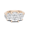 Three Stone Botanical Ring