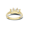 Three Stone Botanical Ring