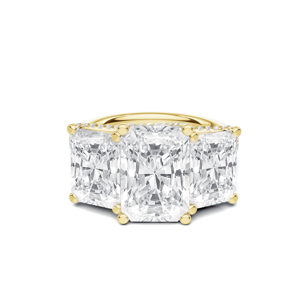 Triple Stone Accented Ring