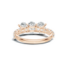 Luxe Three Stone Accented Ring