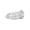 Luxe Three Stone Accented Ring