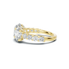 Luxe Three Stone Accented Ring