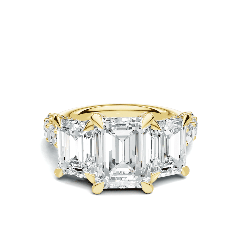 Luxe Three Stone Statement Ring