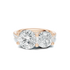 Elegant Dual Stone Ring