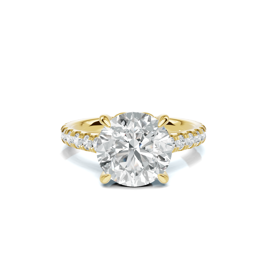 Round Pave Setting Ring