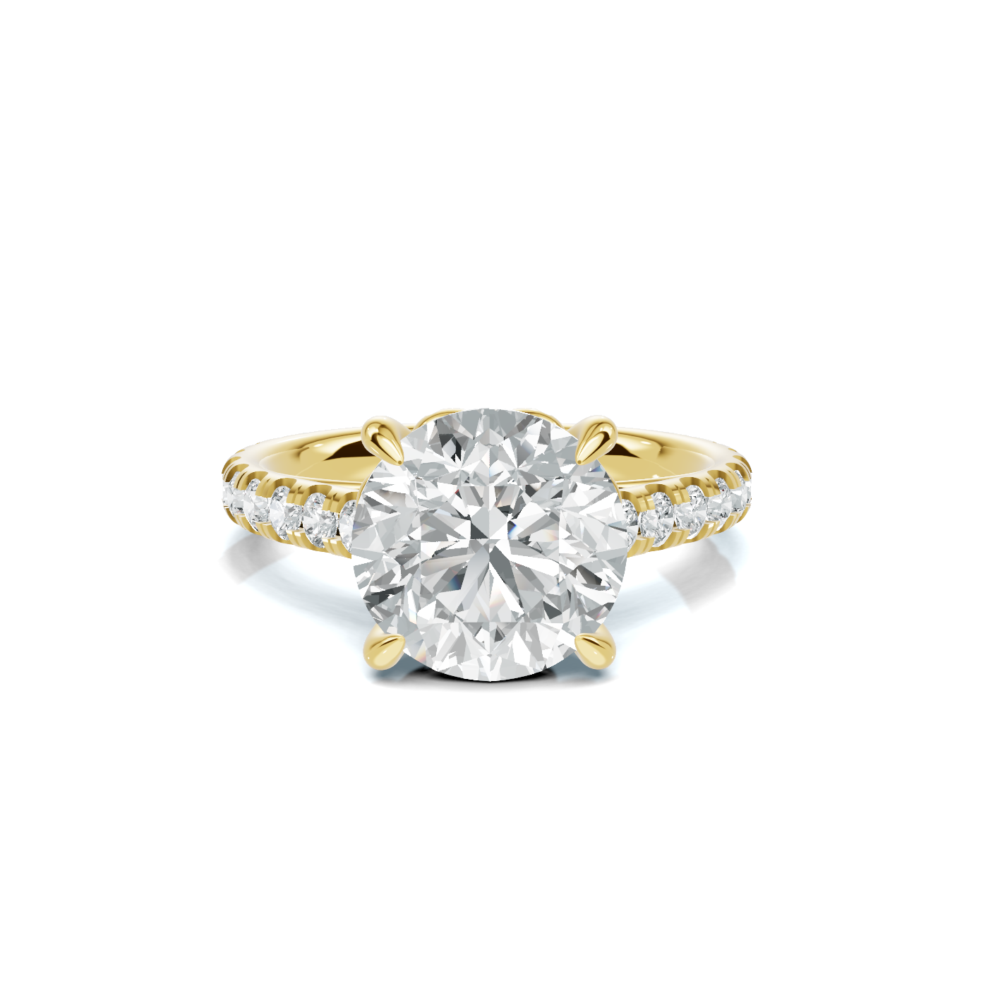 Round Pave Setting Ring