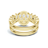 Bezel Set Stackable Ring