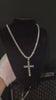 Cross Pendant + 5mm Tennis Chain Set